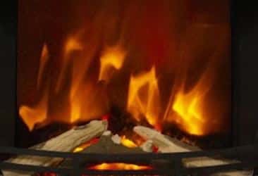 Foxworth Large Inset Electric Stove flame effect
