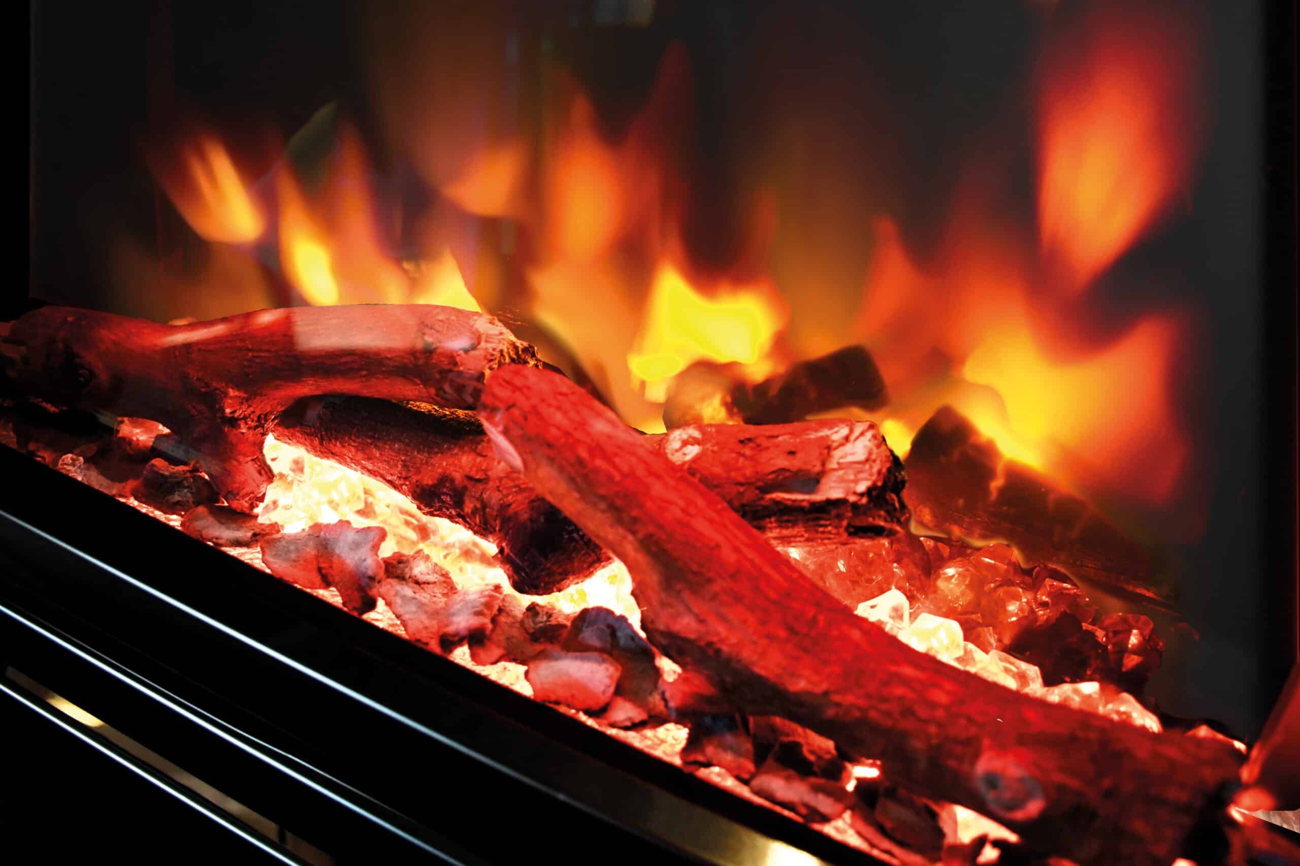 Saxton 16" - Ray Front Inset Electric Fire