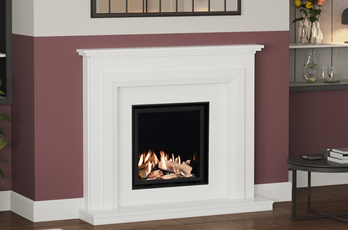 Sunnyside 600CF Micromarble Gas Fireplace decor