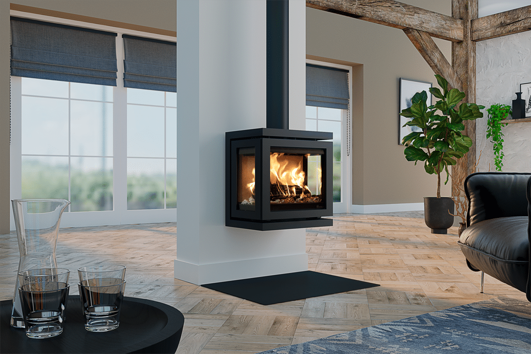 Vidar designer wood burning stove