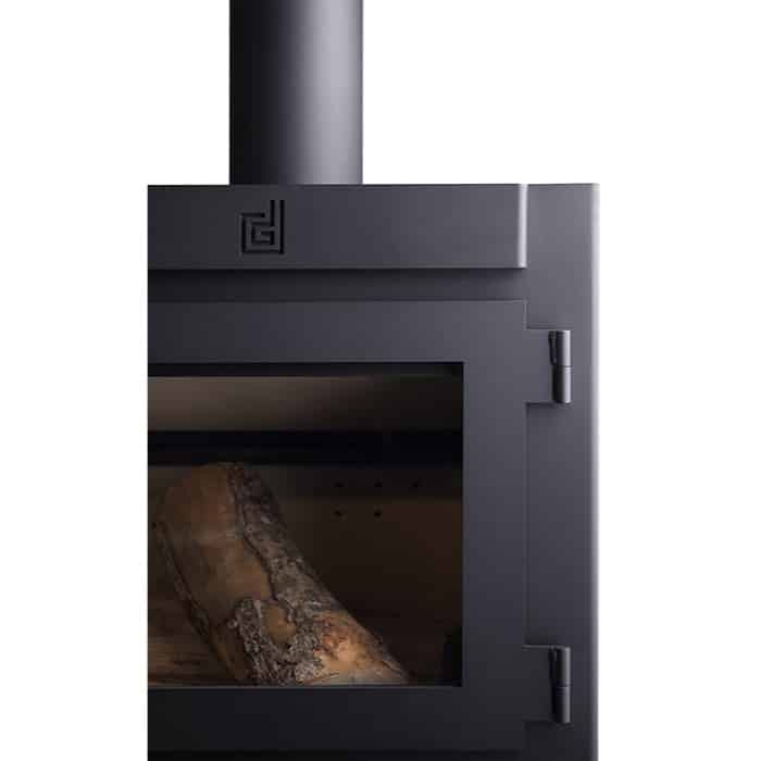 Dik Geurts Janinik Large Wood Burning Stove hinge