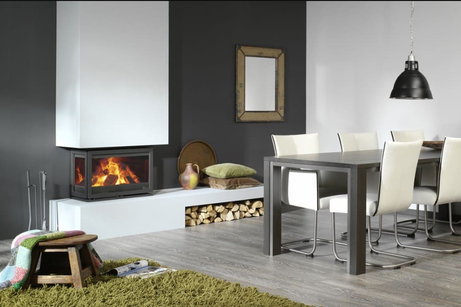 Dik Geurts Wood Burning Instyle Triple 660 Low