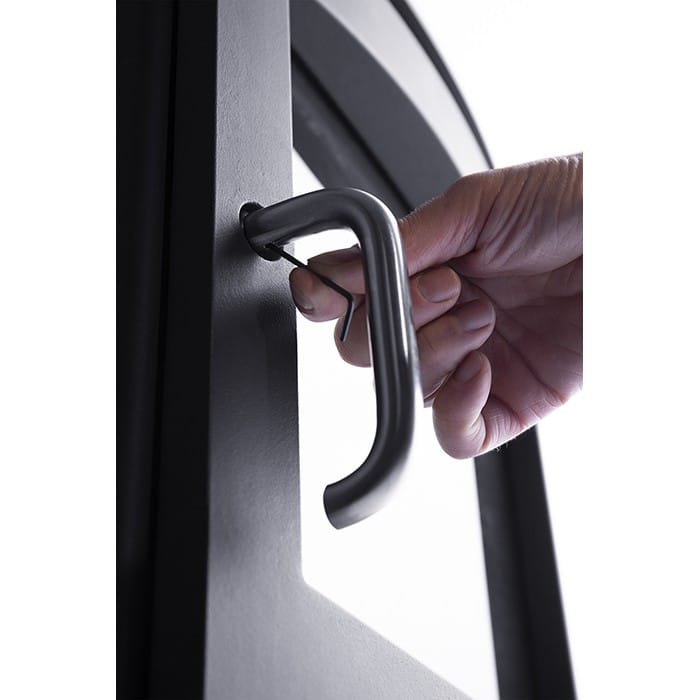 Ivar 5 High Wood Burning Stove front removable handle