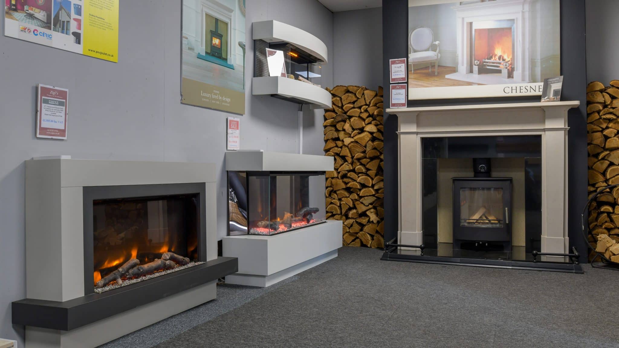 fireplaces in Halsteadshop