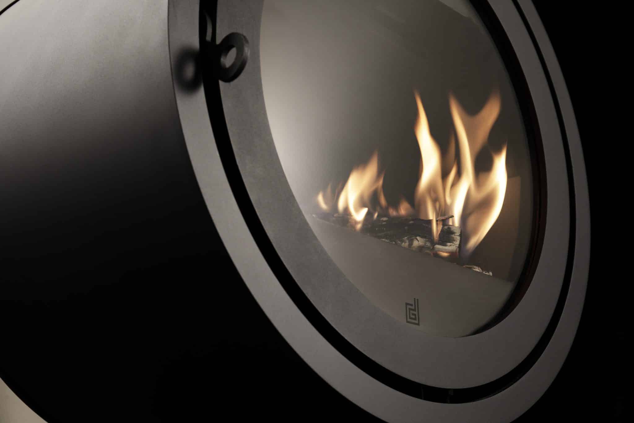 wood burning stove flame effect