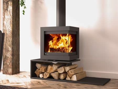 Dik Geurts - Bora Corner, Plateau Floating wood burning stove