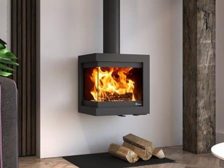 Dik Geurts - Bora Corner, Wall wood burning stove