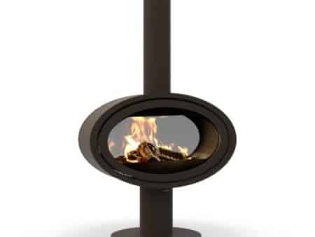 Dik Geurts - Oval Tunnel, Base wood burning stove