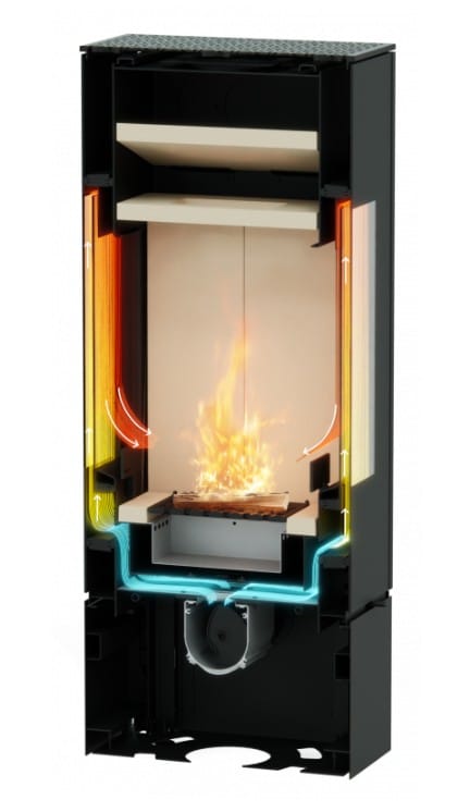 Connect pellet stove clearview