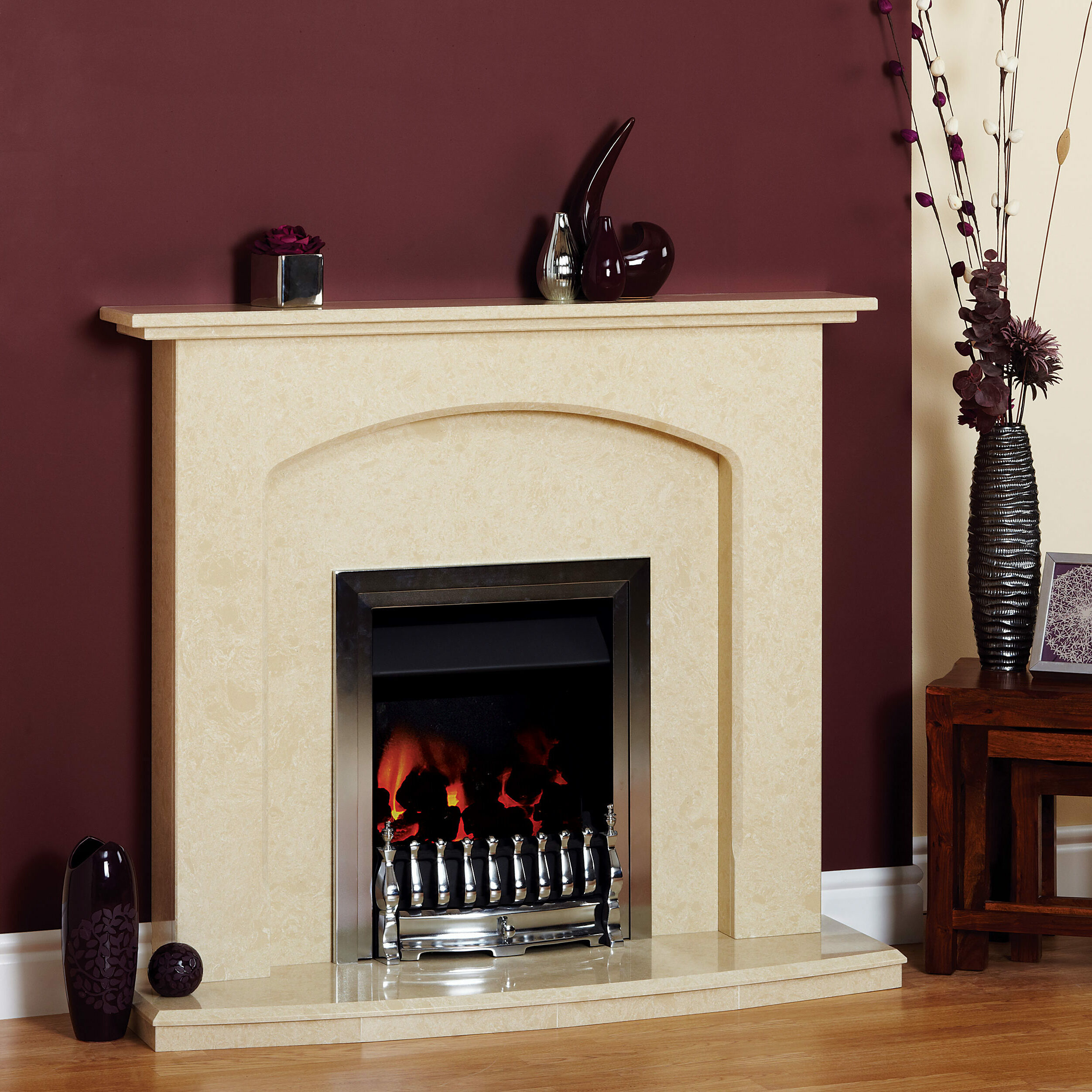 Natura Stone Abbey Fireplace