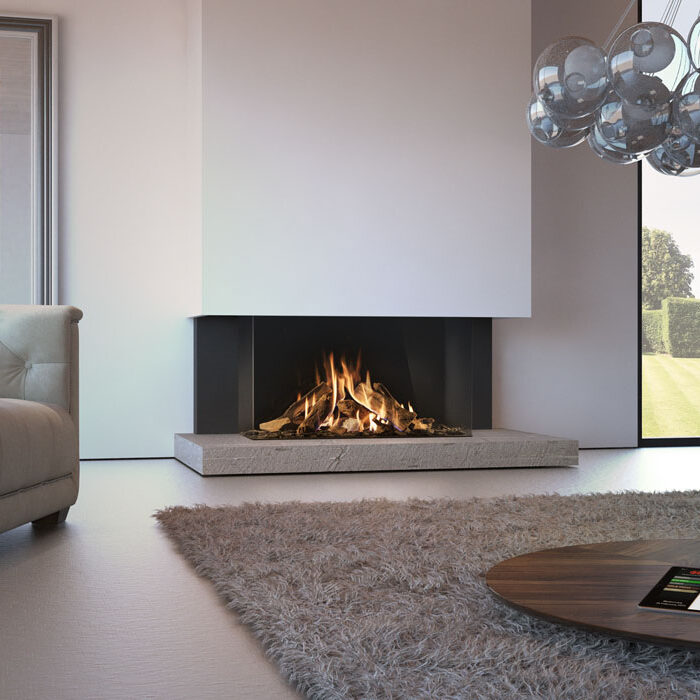 DRU Maestro 105/3 Eco Wave Gas Fire
