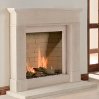 Colchester stone fireplace
