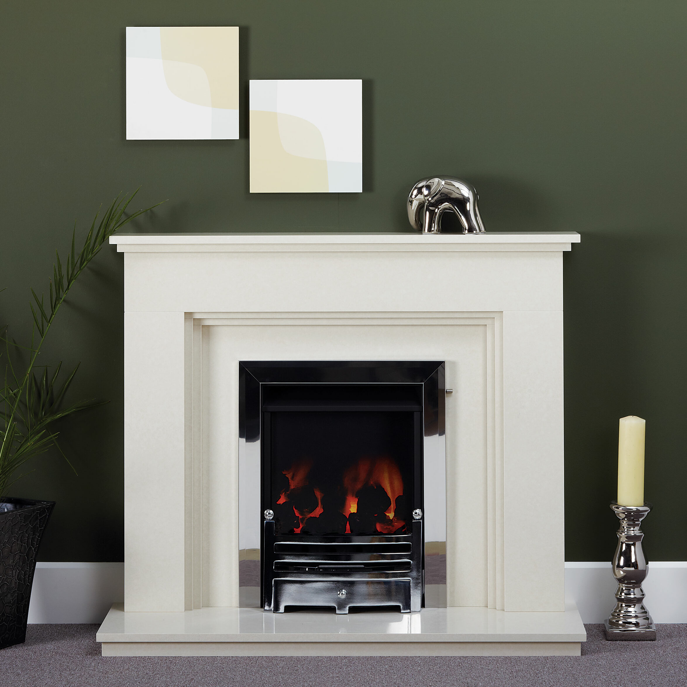 Natura Comforto Micro Marble Fireplace