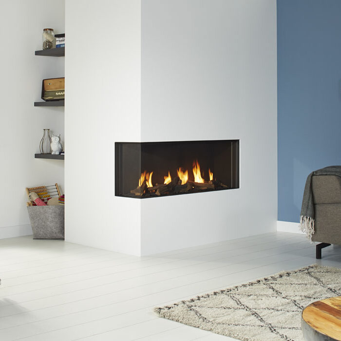 DRU Global 100 Corner BF Gas Fire