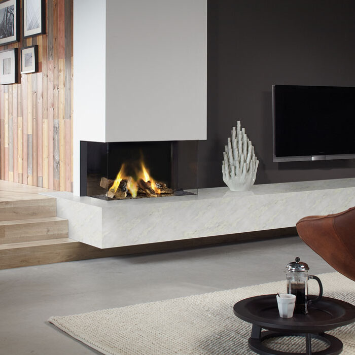 DRU - Lugo 80/3 Eco Wave Gas Fire