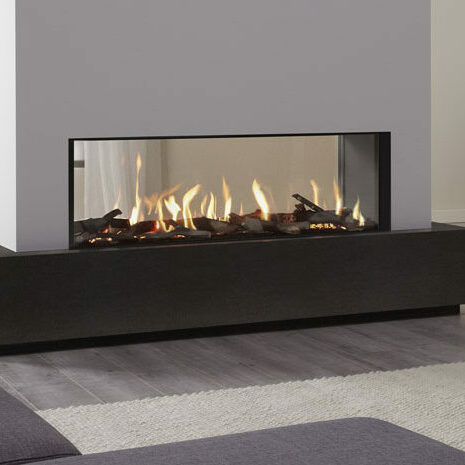 DRU Metro 130XT Tunnel Eco Wave Gas Fire