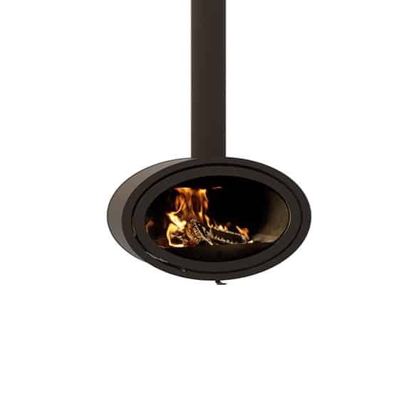 Dik Geurts - Oval Front, Wall Wood stove