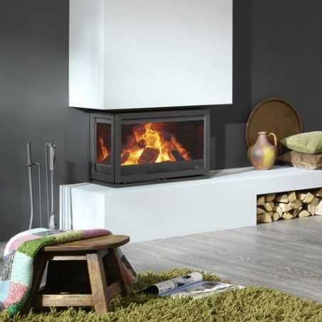 Dik Geurts Wood Burning Instyle Triple 660 Low fire