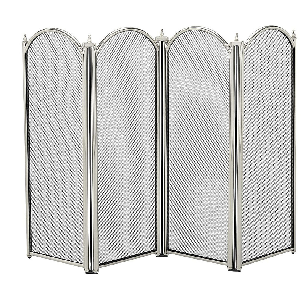 Dynasty 4 Fold Fireguard (Pewter)