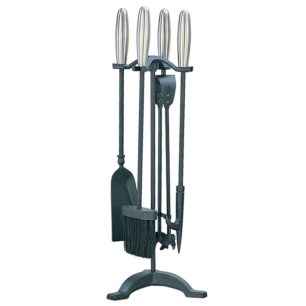 Fireplace Companion Set Manor – Black-Pewter – 550