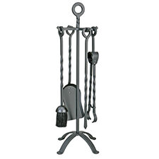 Fireplace Companion Set Village – Black – 680