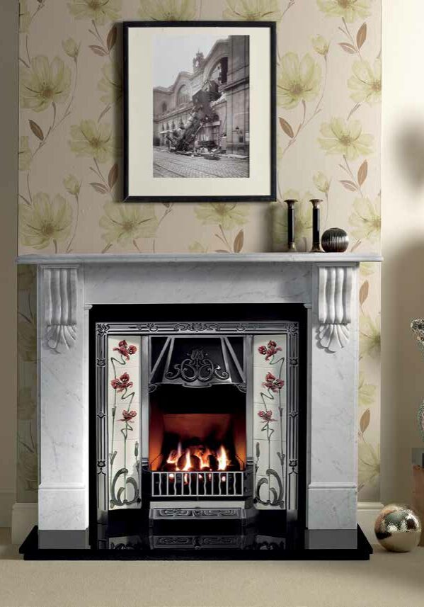 Heybridge Highlight with Jazz Burgundy and Ivory Tiles