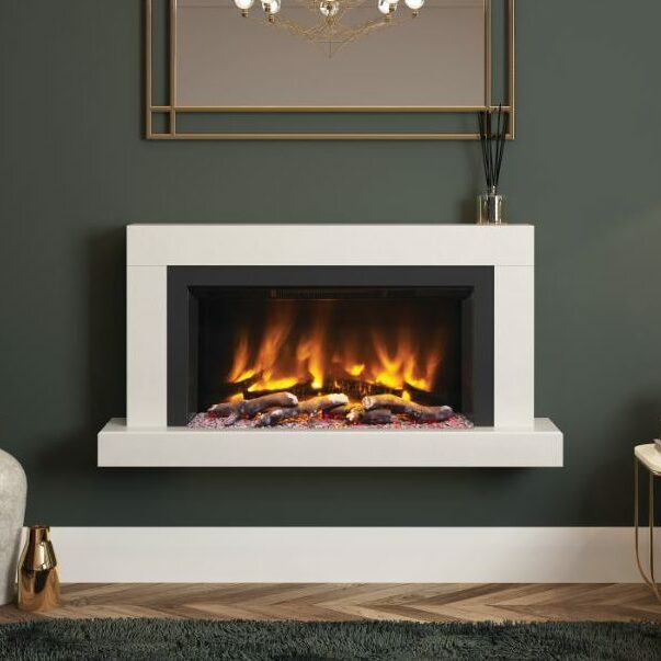 ﻿Impero WM Electric Fireplace in a living room