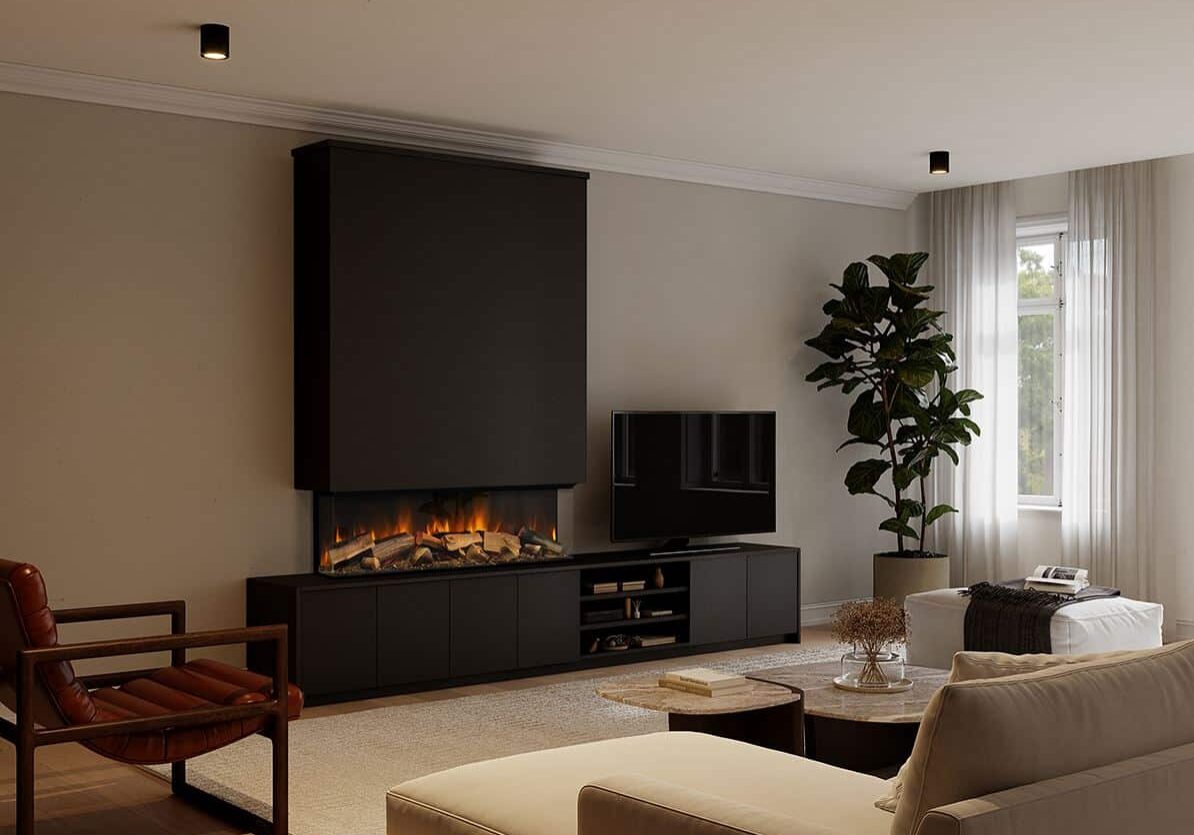 The Kingston large fireplace and entertainment centre The Kingston large fireplace and entertainment centre