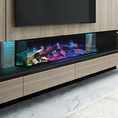 Linnea Electric Fire Closeup