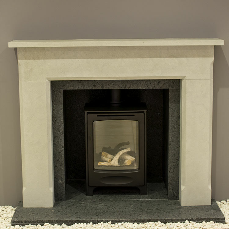 Natura Marco Limestone Fireplace