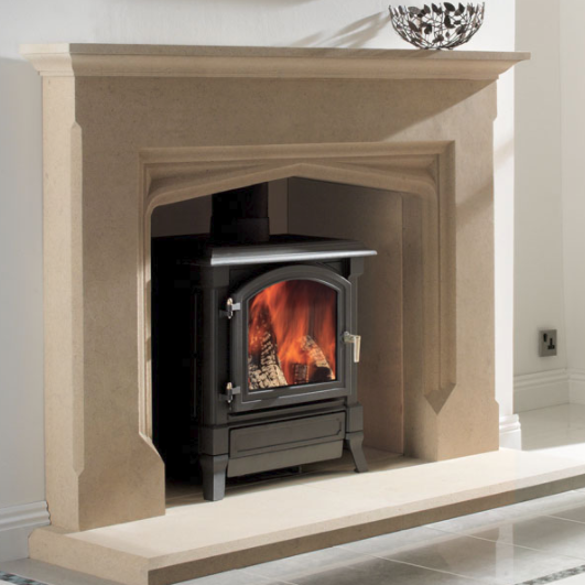 Porchester stone fireplace