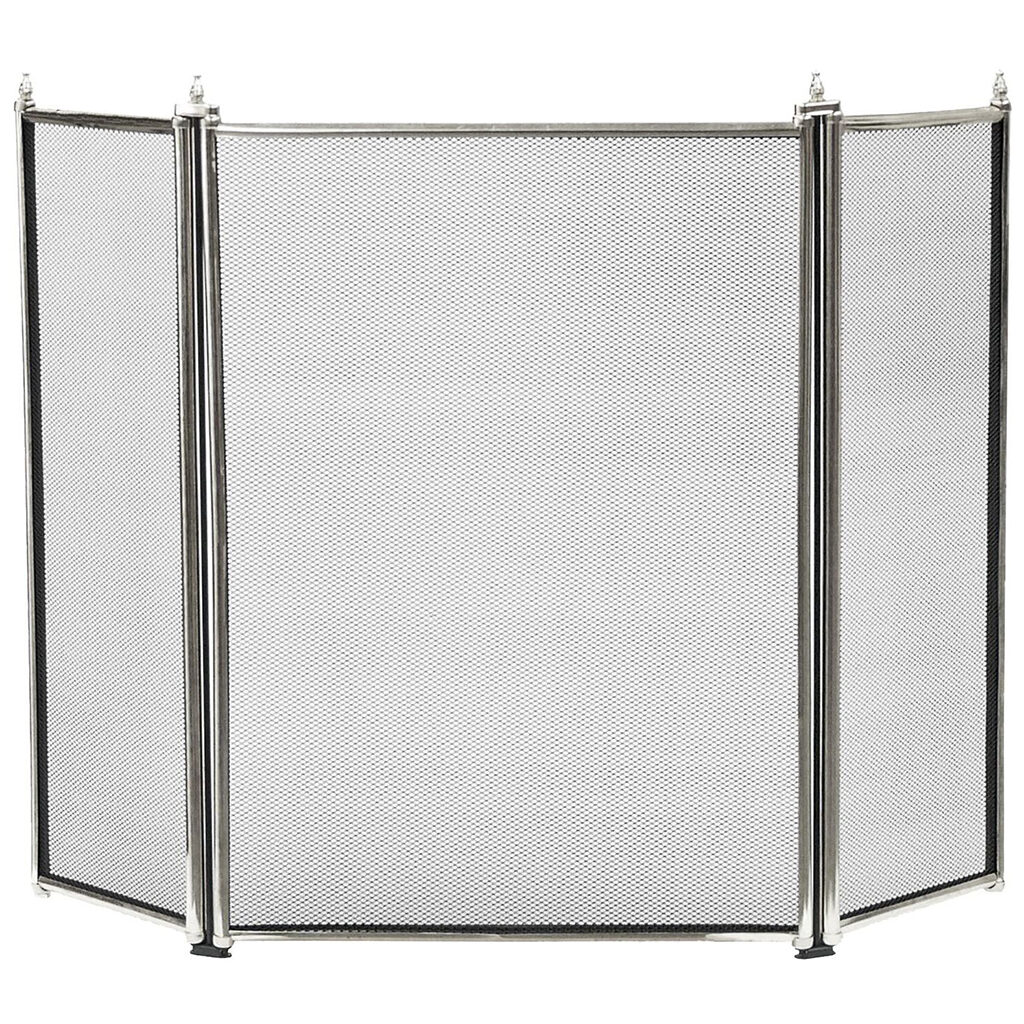 Regency 3 Fold Fireguard (Pewter)