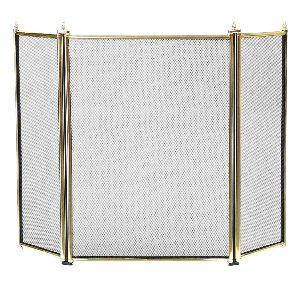 Regency 3 Fold Fireplace (Brass)