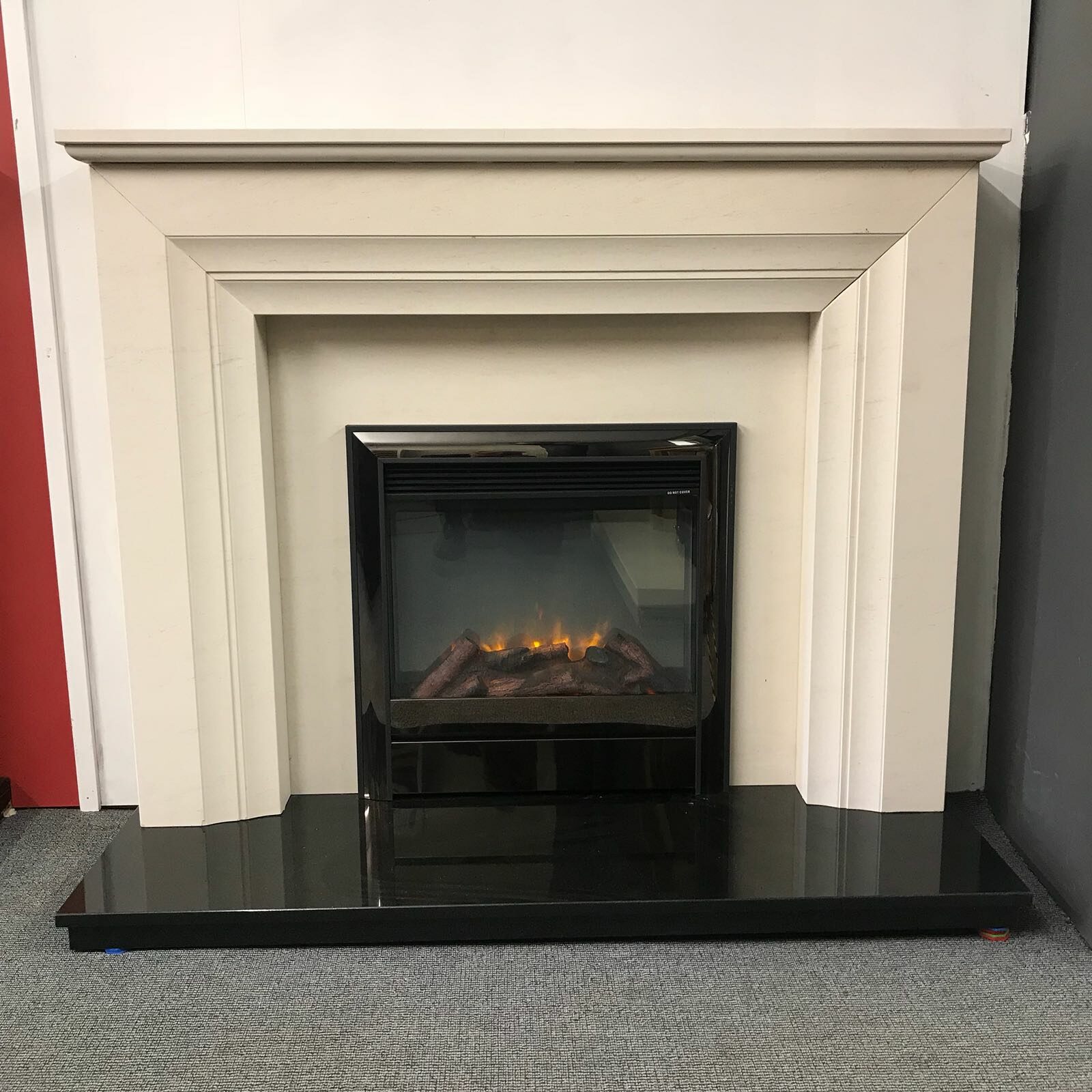 Vittalia Limestone with granite hearth (Chelmsford Showroom) was £ 1621 Now £ 1000