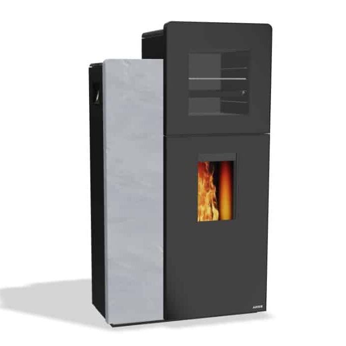 domo back pellet stove