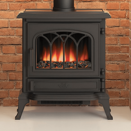 roseville stove close